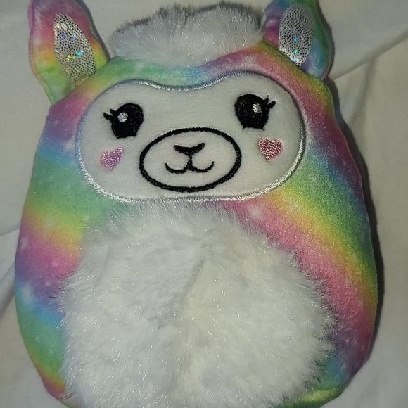 NWOT 5" Bailey the Rainbow Llama Squishmallow - Picture 1 of 1